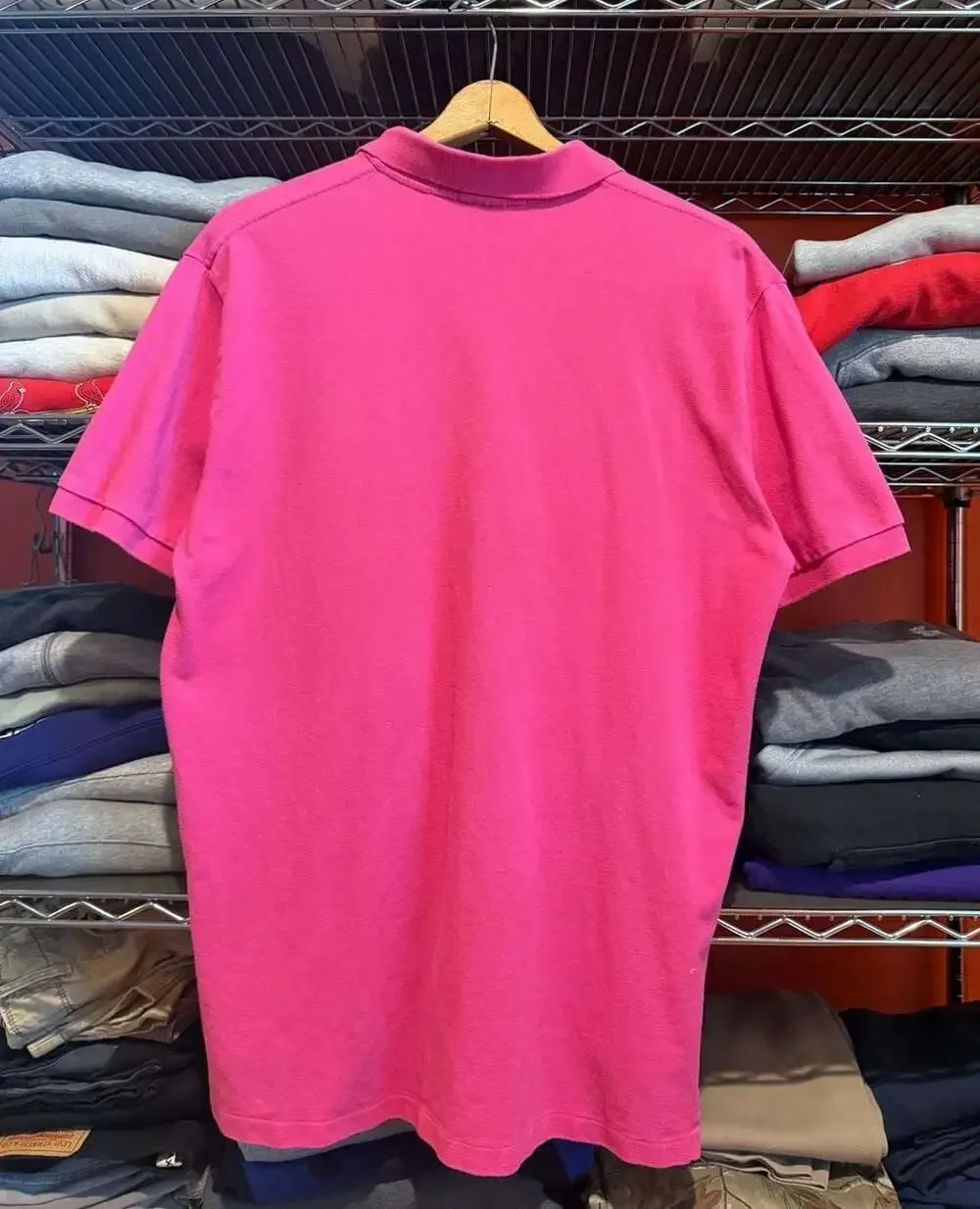 Polo Ralph Lauren Polo Size L Pink Short Sleeve Cotton Pique Shirt